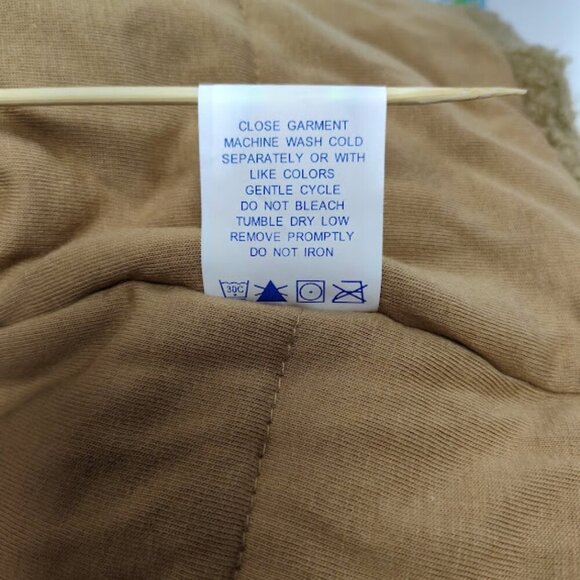 Bon Bébé 12 Month Fuzzy Doggy Pockets Baby Coat NWT Brown - Picture 8 of 9